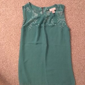 Sleeveless top from LOFT (Size XS)